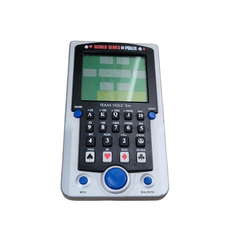 Excalibur Electronics World Series of Poker Texas Hold ‘Em Digital Handheld Game